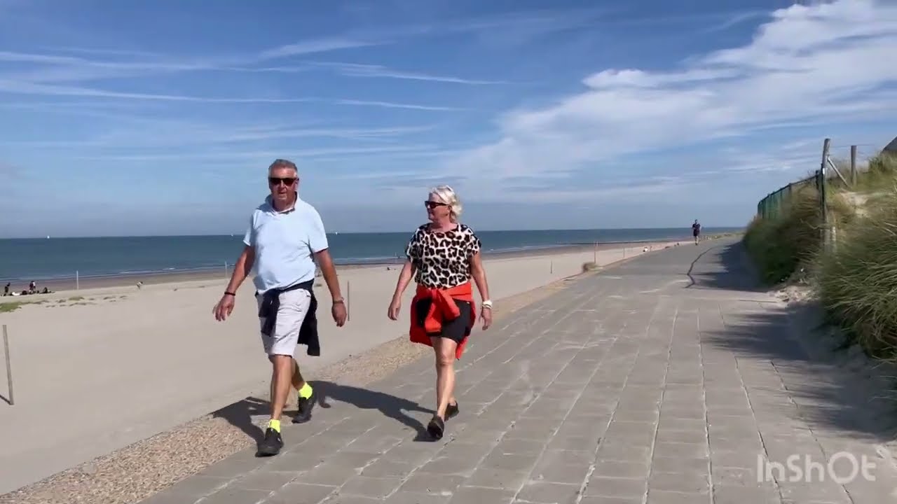 Beautiful Promenade Oostende - Bredene, Belgium  Bike tour @mi-travel