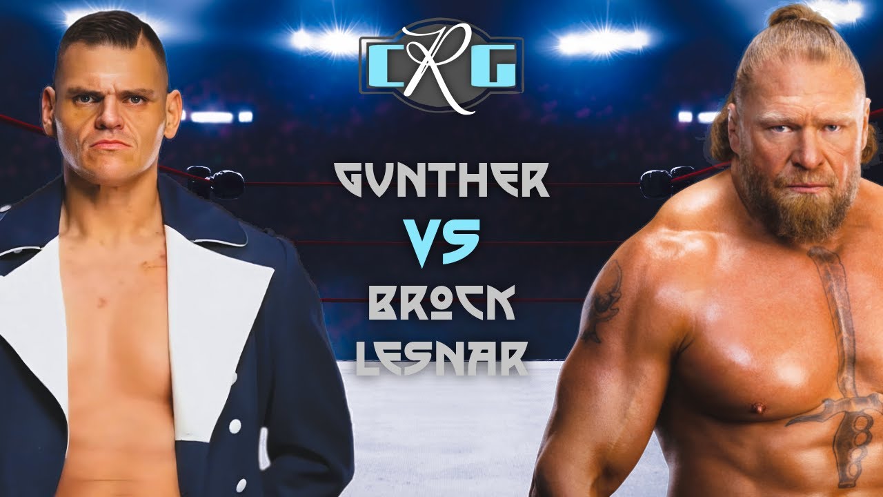 Brock vs. Gunther: The Ultimate No-DQ! WWE2k25 Gameplay