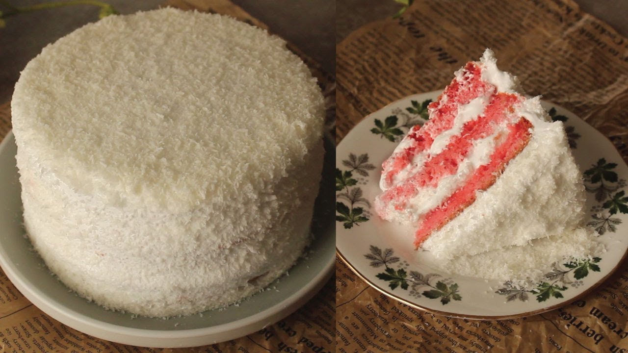 Coconut Ice Cake 😍 Recipe By Chef Hafsa