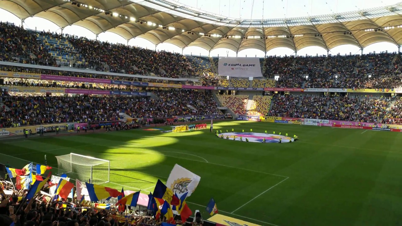 Imnul național al României – România v Serbia 0-0 | UEFA Nations League 2018
