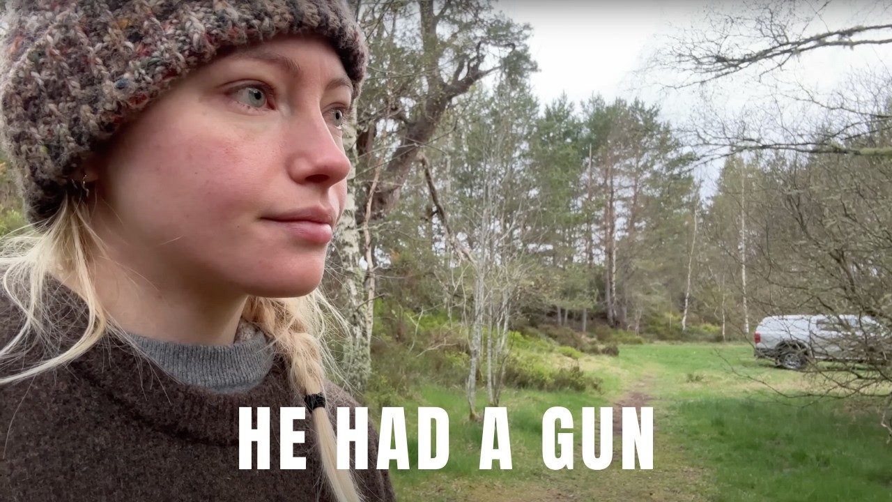 Hiking Through the Scottish Forest to Find a Hidden Bothy | Unexpected Morning Visitor!