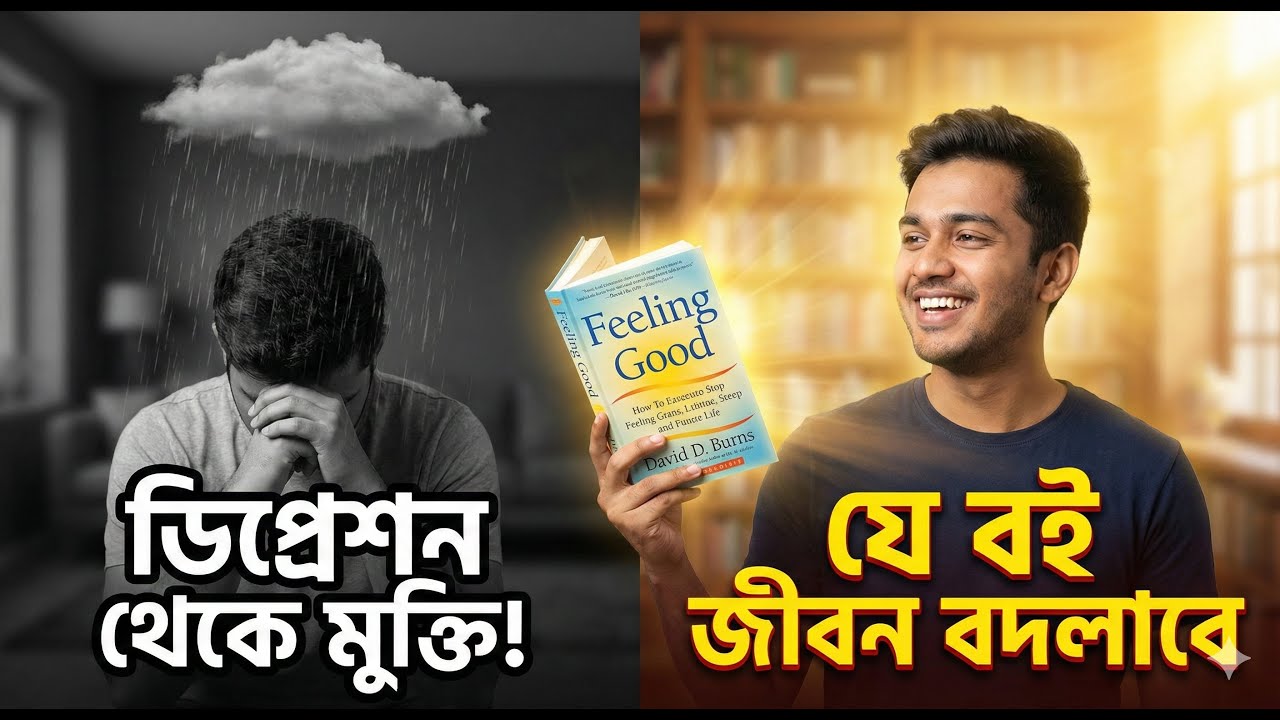 যে বই পড়লে ডিপ্রেশন পালাবে! ☀️ Feeling Good: The New Mood Therapy Bangla Summary