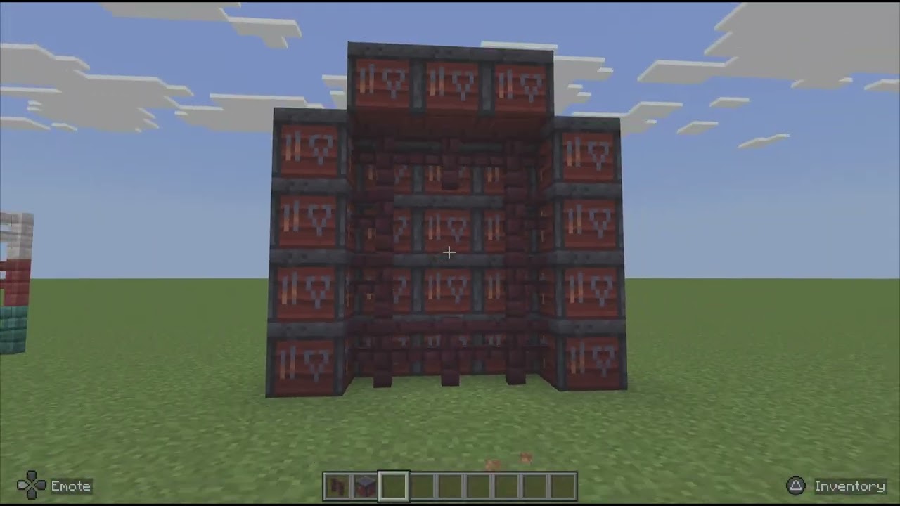 Making bathroom NO MODS! Minecraft - Portal making to furniture making base FULL VIDEO.