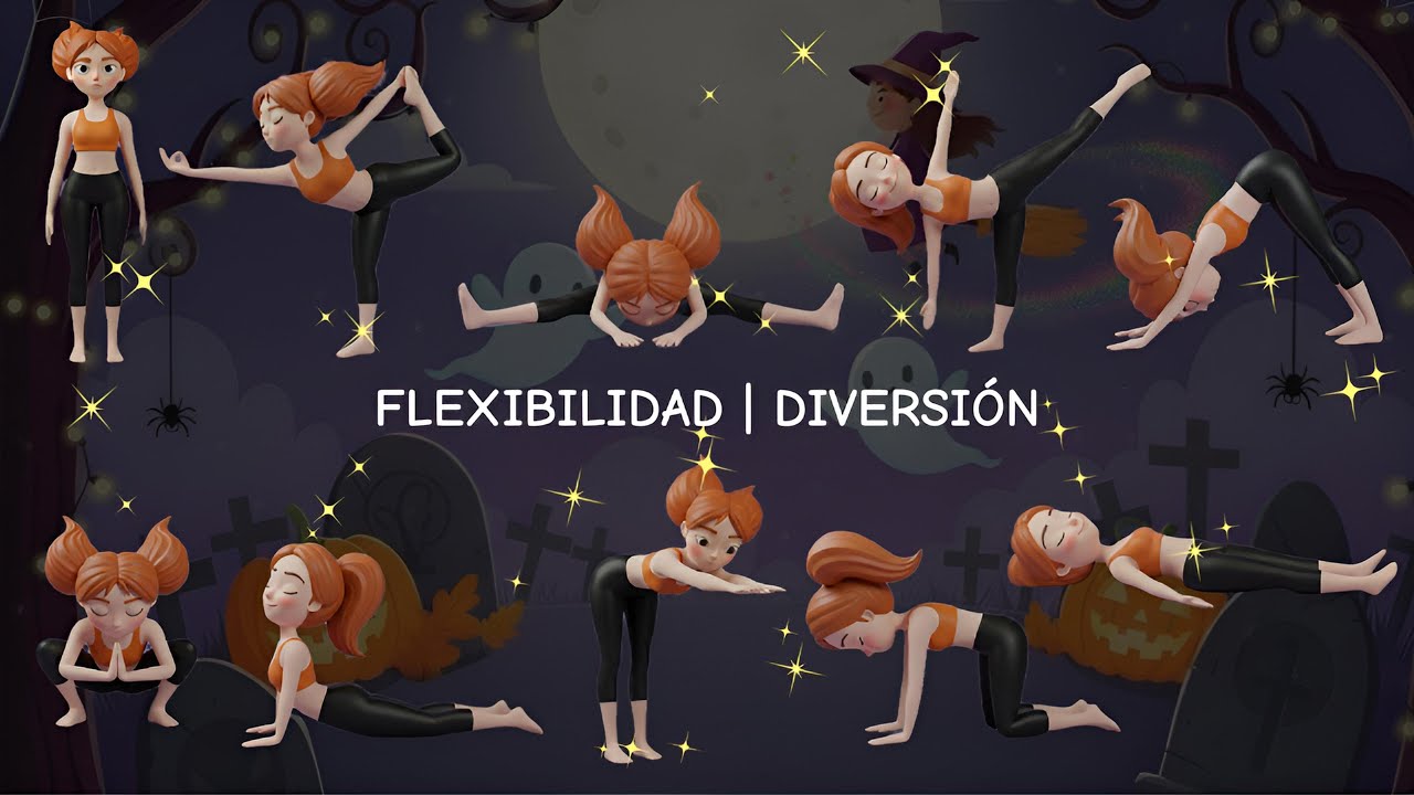 Yoga para niños: FLEXIBILIDAD | DIVERSIÓN | HALLOWEEN