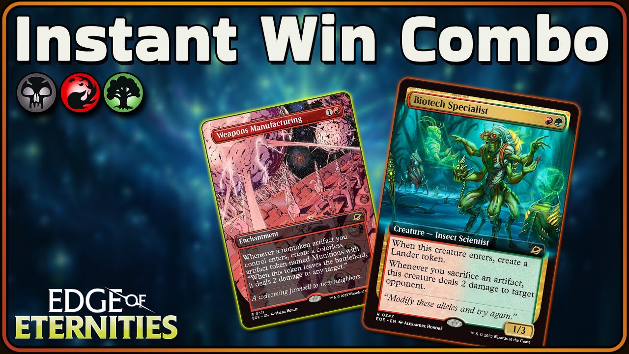 😲 Biotech Combo! Instant win without attacking | Edge of Eternities Combo - MTG Standard Arena