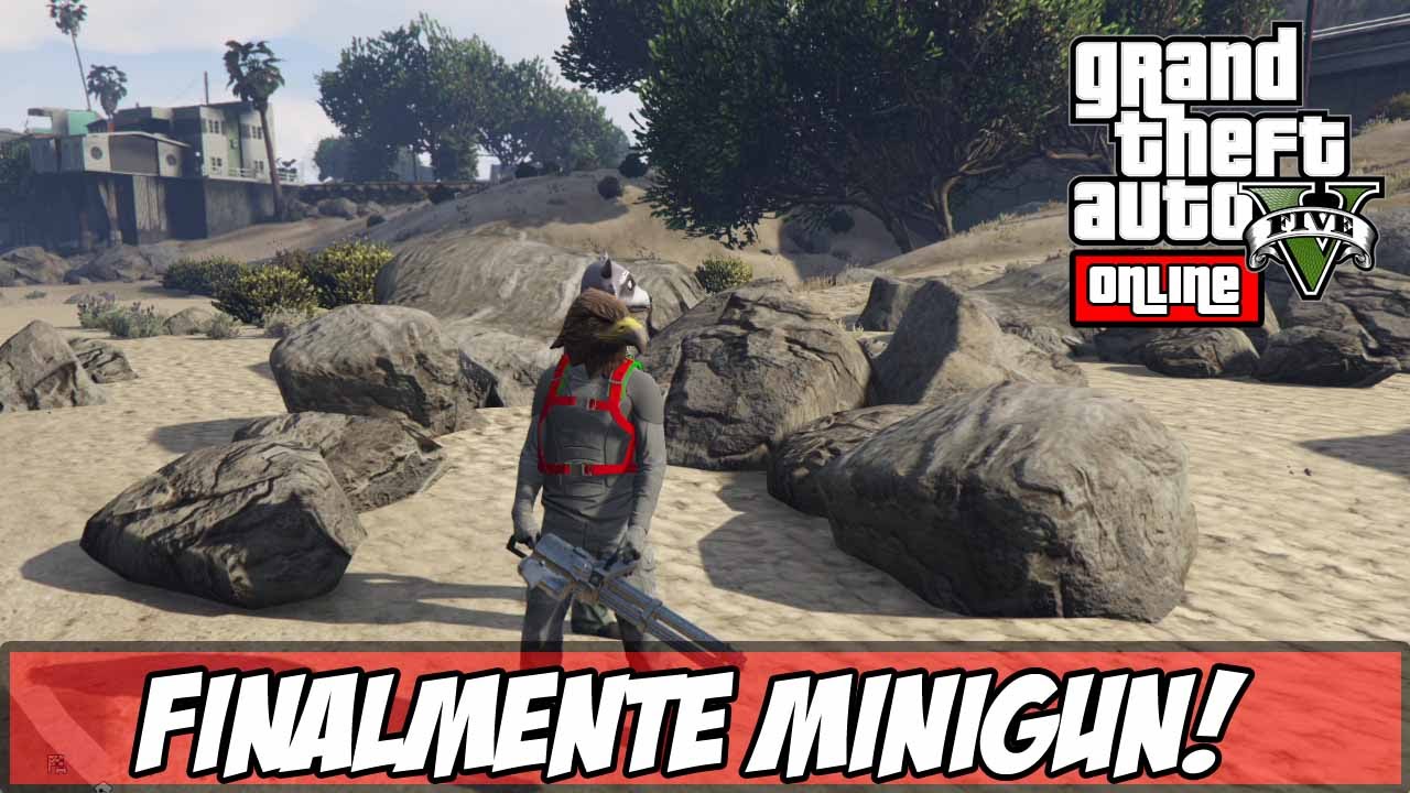 GTA V - Consegui a MINIGUN! Assaltando Geral!! (Ps4)