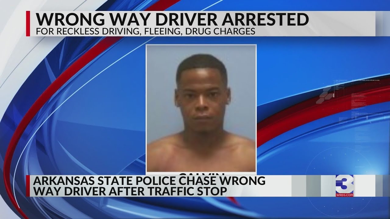 Police chase driver wrong way up Arkansas interstate
