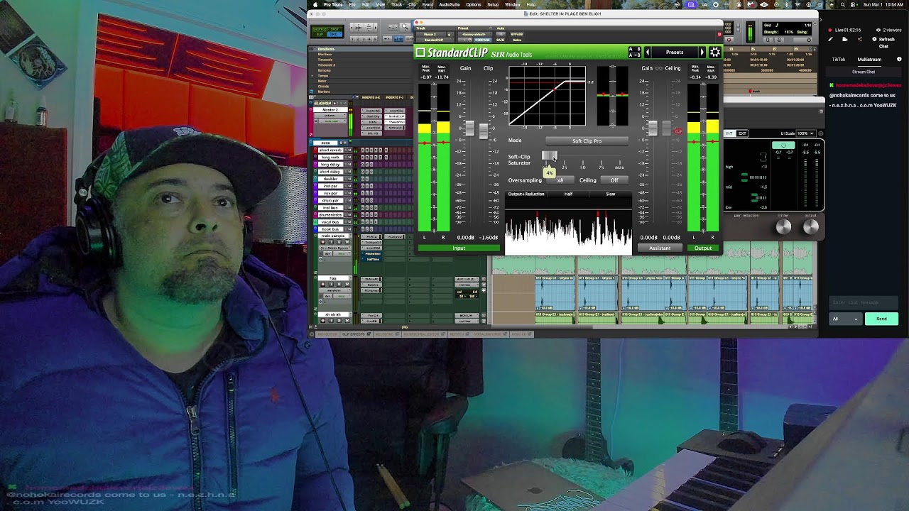 LIVE MIXING a song for eligh of living legends and my boy