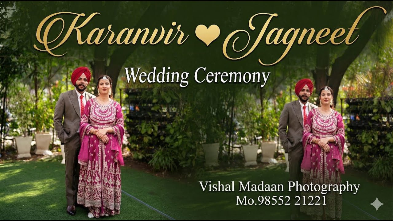 Karanvir Singh Weds Jagneet Kaur Live Wedding Ceremony 8-2-26 | VISHAL MADAAN PHOTOGRAPHY 9855221221