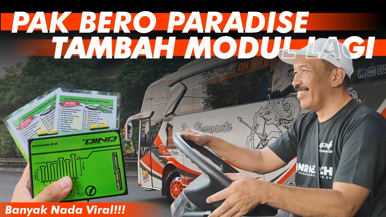 BIKIN GEGER!!! PAK BERO PASANG MODUL DINO MUSICAL HORN | BANYAK LAGU-LAGU VIRALLL!!!
