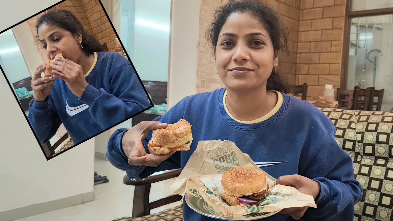 Desi Style Burger Review | Worth It Ya Nahi 😱 #vlogs #dailylifevlog #lifewithaavi 