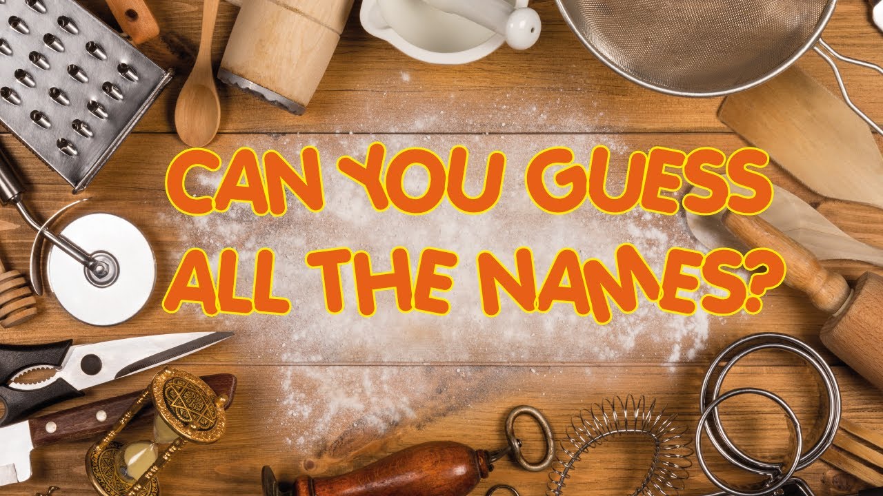 How to Become a Kitchen Utensils quiz Expert | Kitchen Utensils puzzle