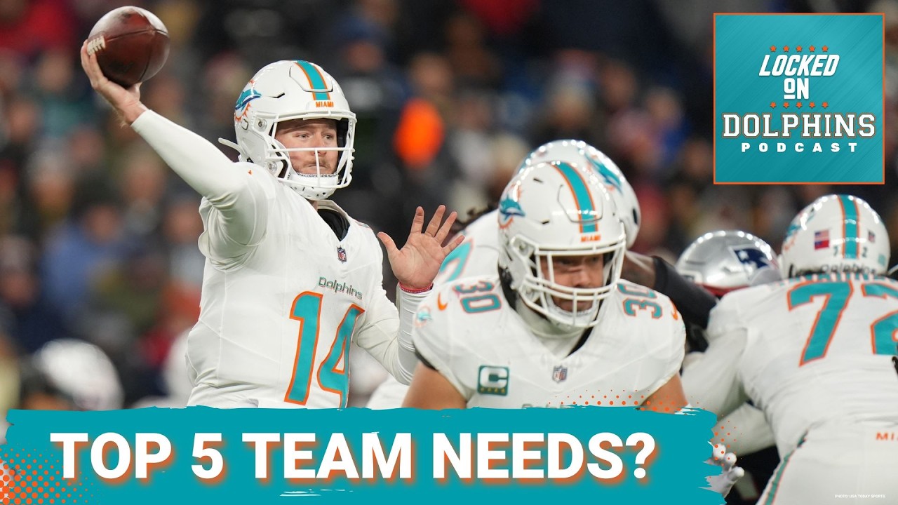What Are The Top-5 Most PRESSING Team Needs For The 2026 Miami Dolphins?