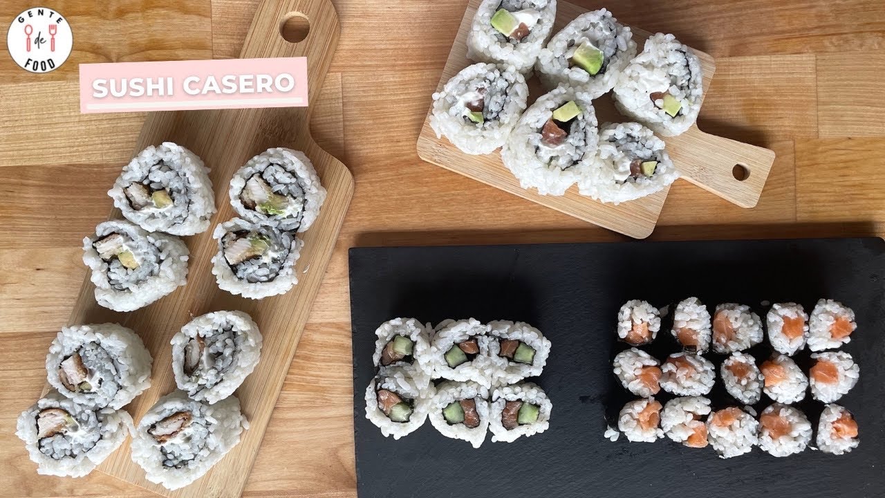 Sushi casero | Receta #186 | GENTE DE FOOD