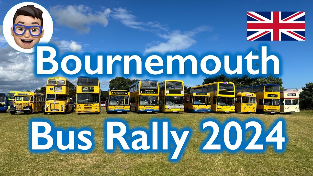 Bournemouth Bus Rally 2024 | The vintage bus and the latest fleet
