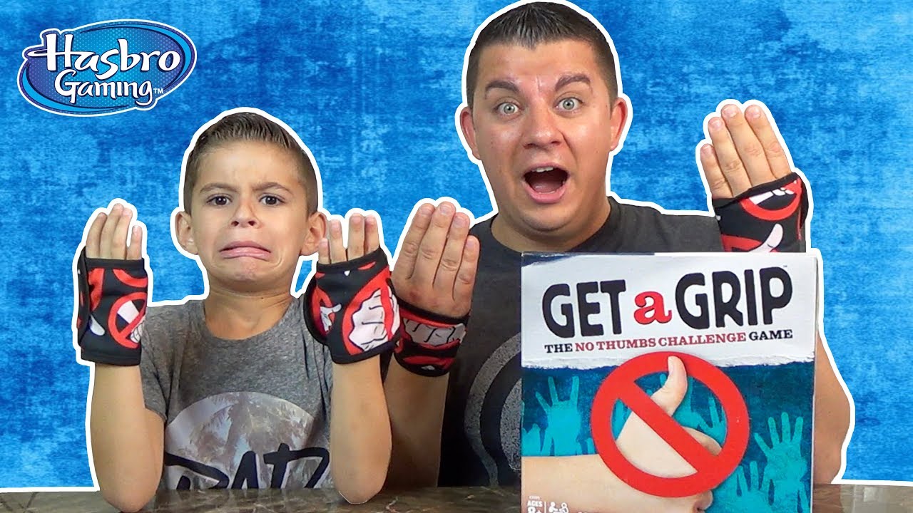 NO THUMBS CHALLENGE!!! Get A Grip by Hasbro