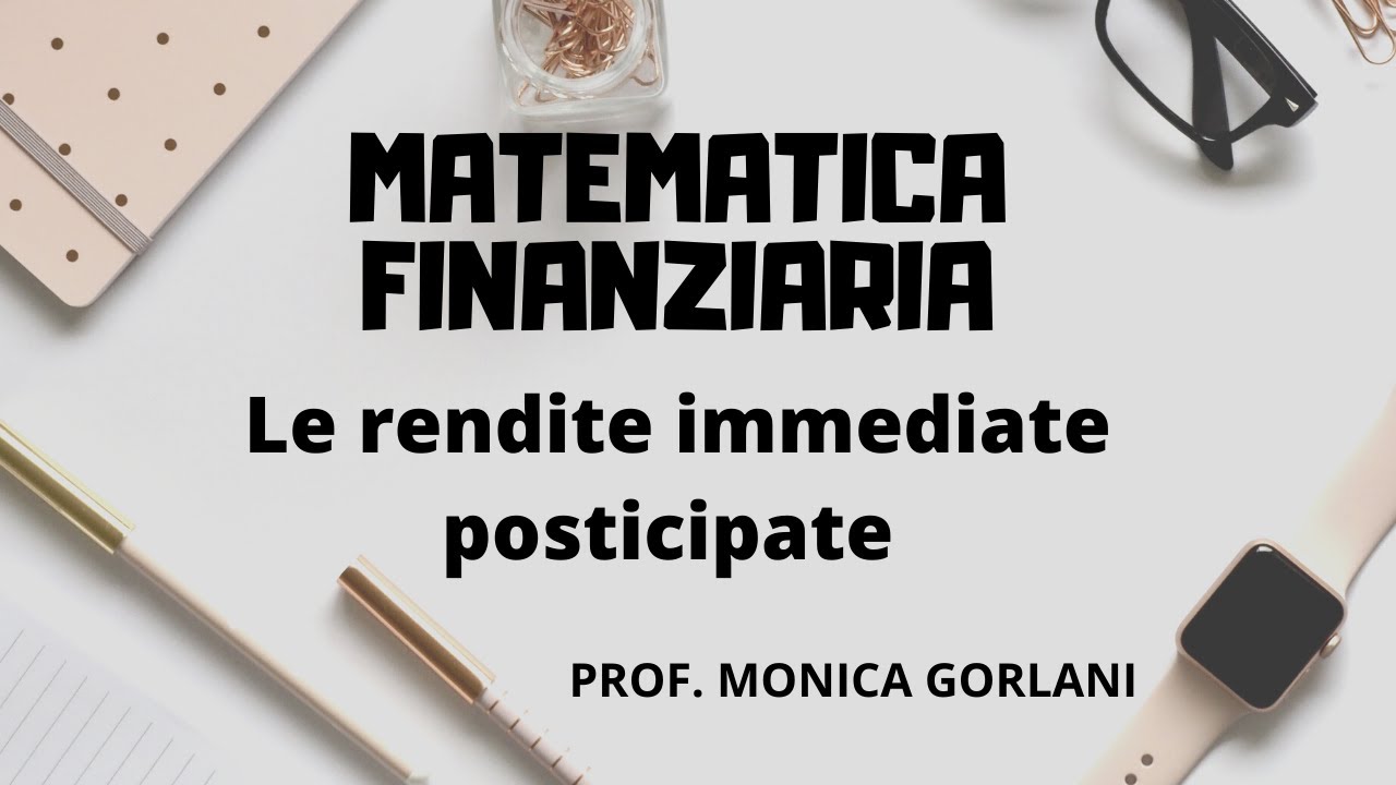 08 - Calcolo montante (rendita immediata posticipata)