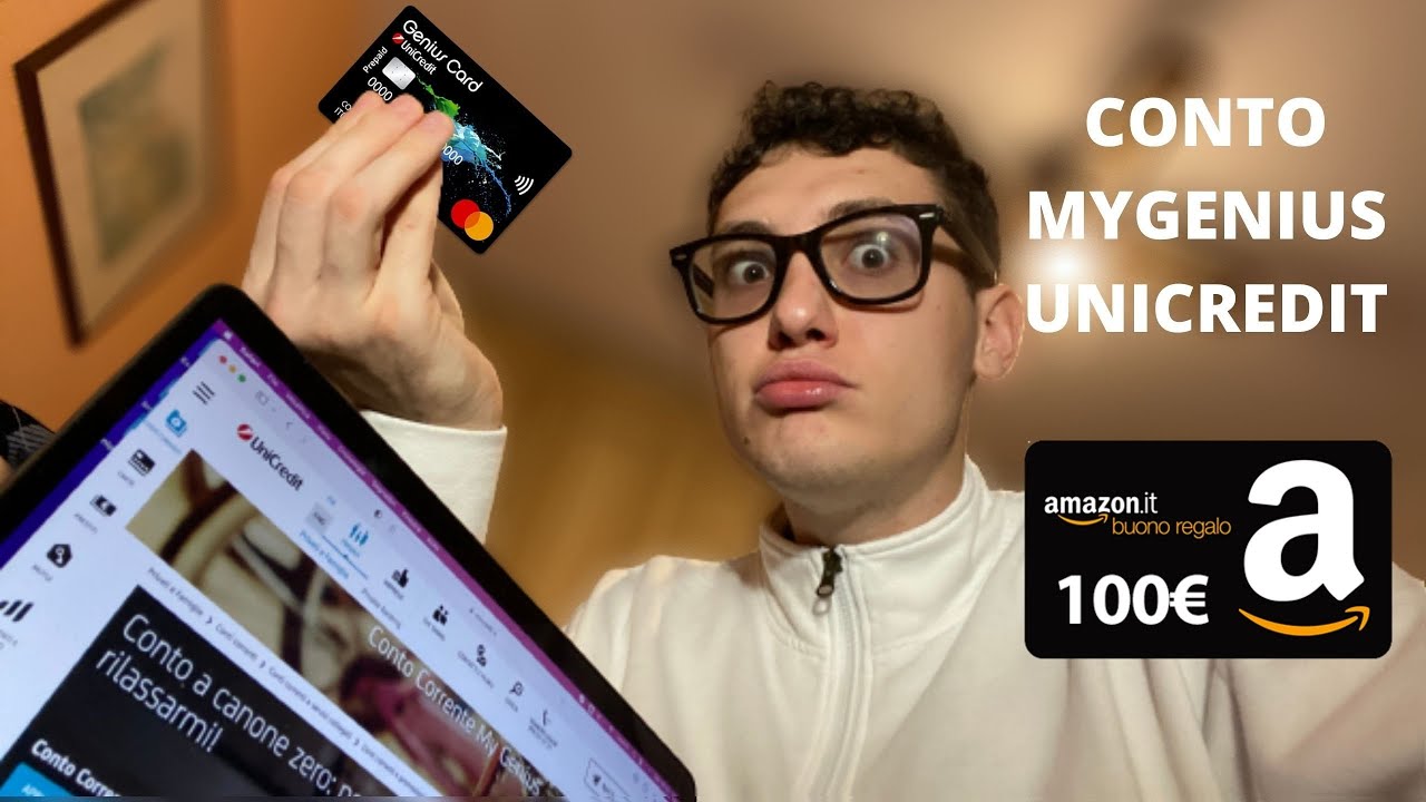 LA MIGLIOR CARTA (e conto) 2022 per gli OVER 30 e NON solo! Conto My Genius UniCredit