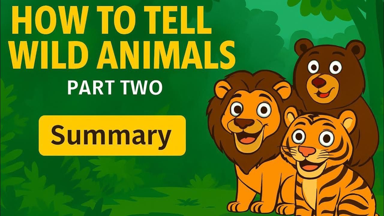 How to Tell Wild Animals – Full Explanation | Class 10 English First Flight | Exam-Ready part -2