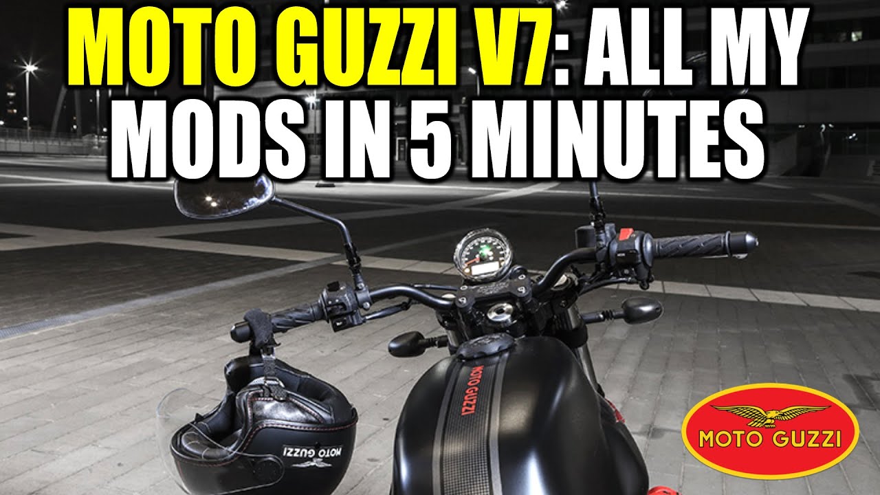 Moto Guzzi V7: All My Mods in Five Minutes