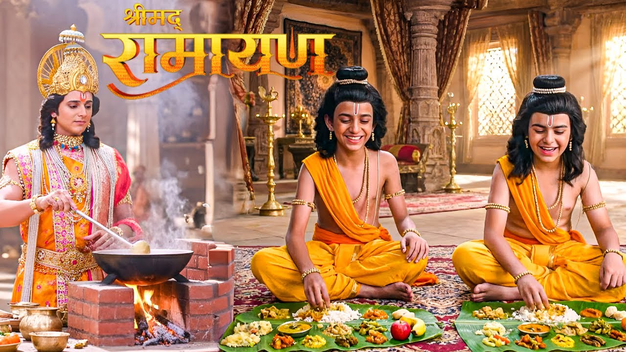 श्री राम ने बनाया लव-कुश के लिए भोजन ! || Shrimad Ramayan | Full Episode ||