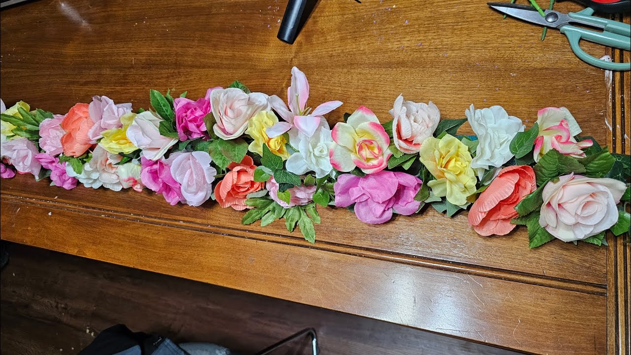 Decorando con flores ,.muy facil y economica