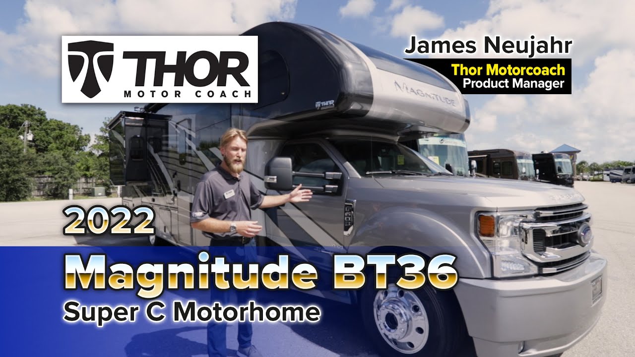 2022 Thor Magnitude BT36 Super C Motorhome.