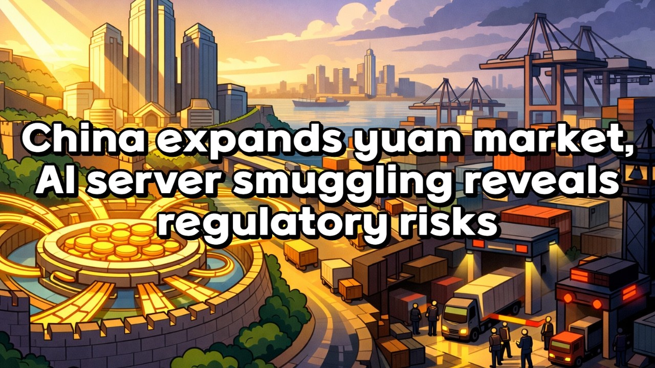 [audio] China expands yuan market, AI server smuggling reveals regulatory risks