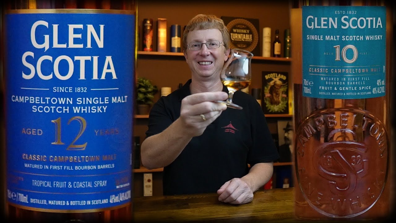 Glen Scotia 12 Jahre First Fill Ex-Bourbon 46 % Vol. vs. 10 Jahre First Fill Ex-Bourbon 40 % Vol.