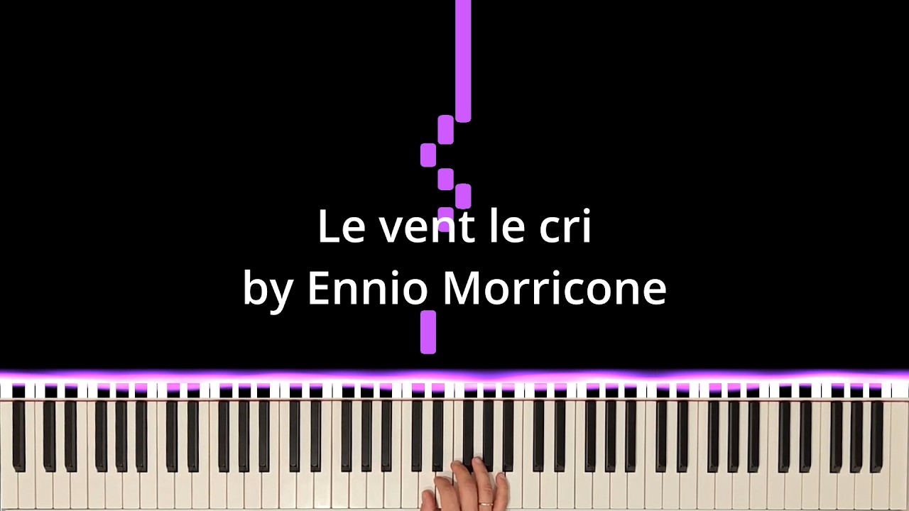 Ennio Morricone - Le Vent, Le Cri (Piano Visualizer) | Le Professionnel | Artem Riabtsev