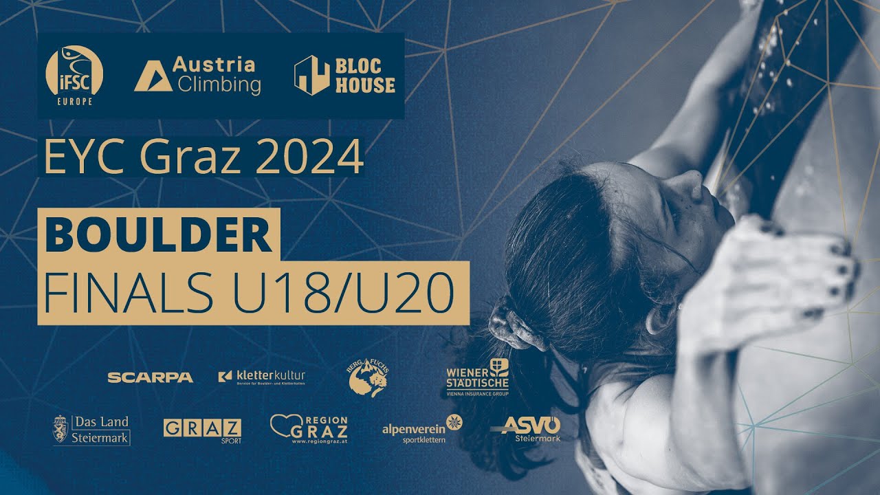 IFSC Bouldering FINALS U20 & U18 - European Youth Cup - Graz (AUT) 2024