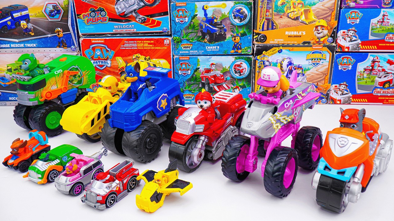 PAW Patrol to the Rescue! Paw Patrol Truck Set with ALL Pups 🐶 | Paw Patrol Moto Pups Toys Unboxing