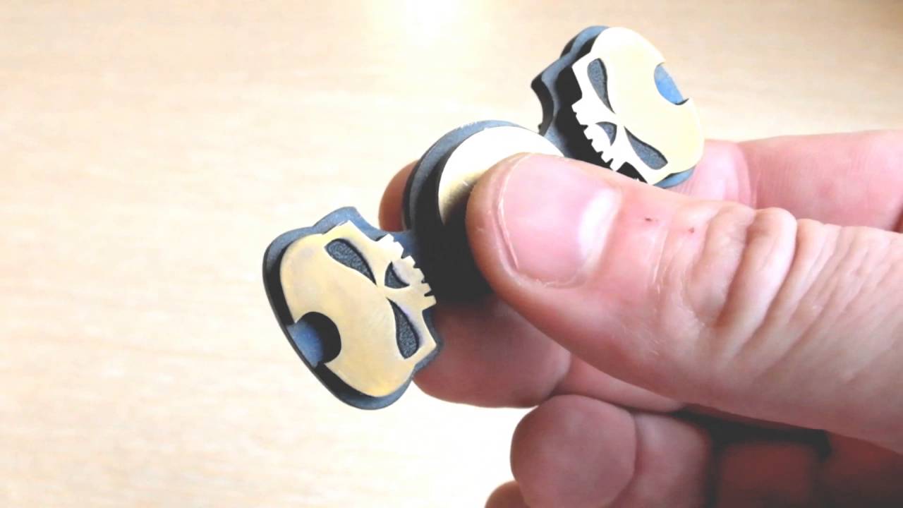 EDC Tinanium spinner toy prototype. The 