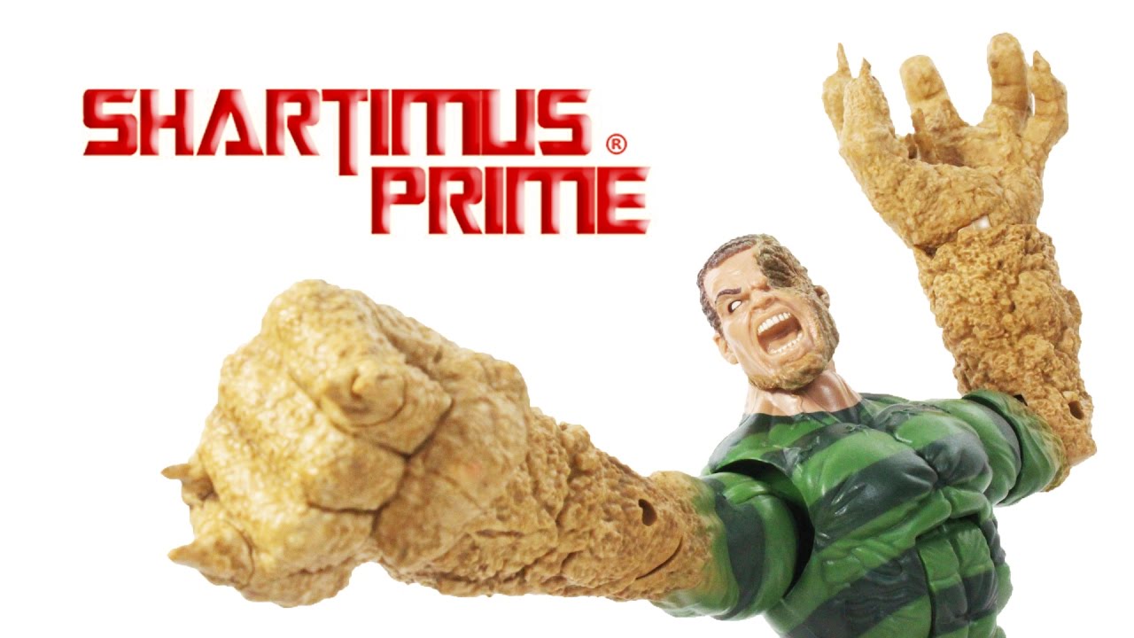Marvel Legends Sandman BAF 2016 Spider Man Wave Build A Figure Toy Review