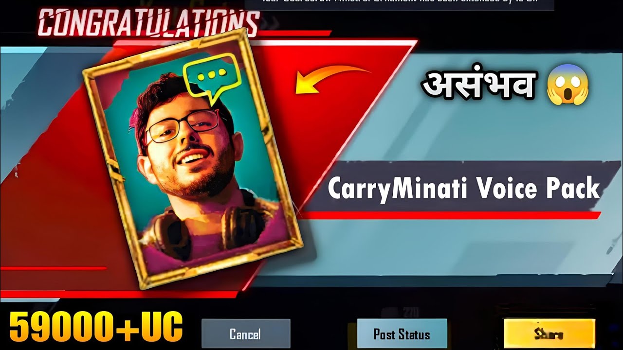 असंभव 😱 Bgmi Carry Minati Crate Opening | Carry Minati New Crate Opening | Bgmi New Update