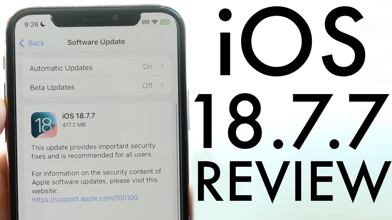 Обзор iOS 18.7.7! (Новые функции, изменения и т.д.)