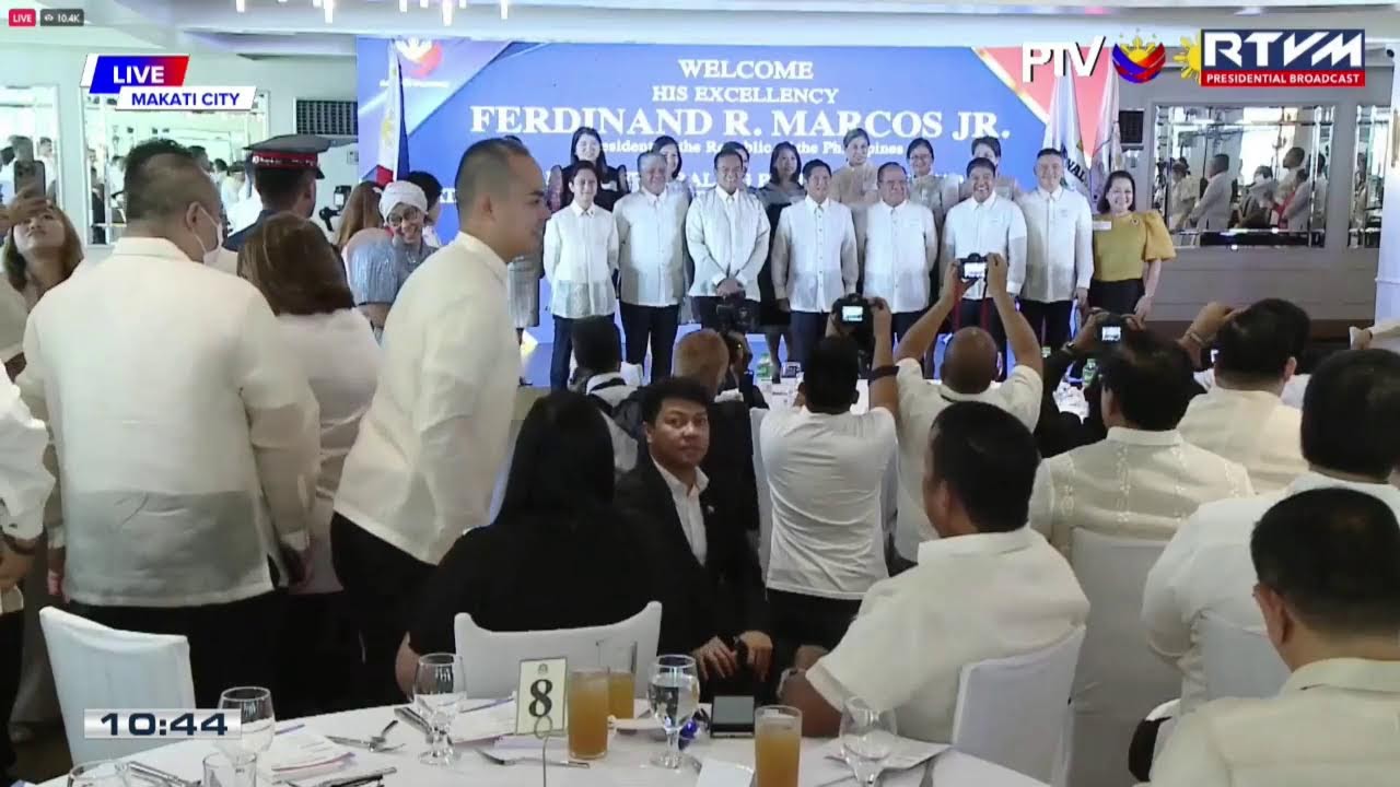 PBBM graces the Partido Federal ng Pilipinas (PFP) and National Unity Party Alliance Signing in. . .