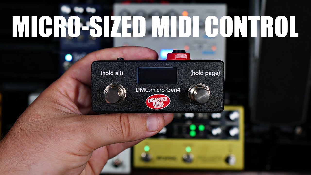 Small Footprint Midi Control with the Disaster Area Designs DMC Micro Gen 4