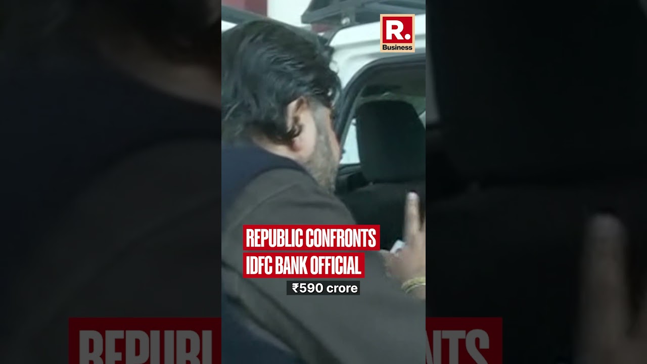 ₹590 crore fraud  Republic confronts IDFC bank official