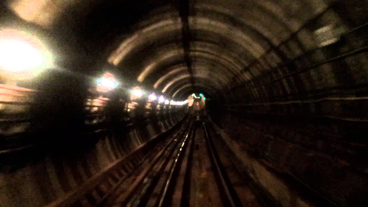Prague subway B line driver eye view 1/3