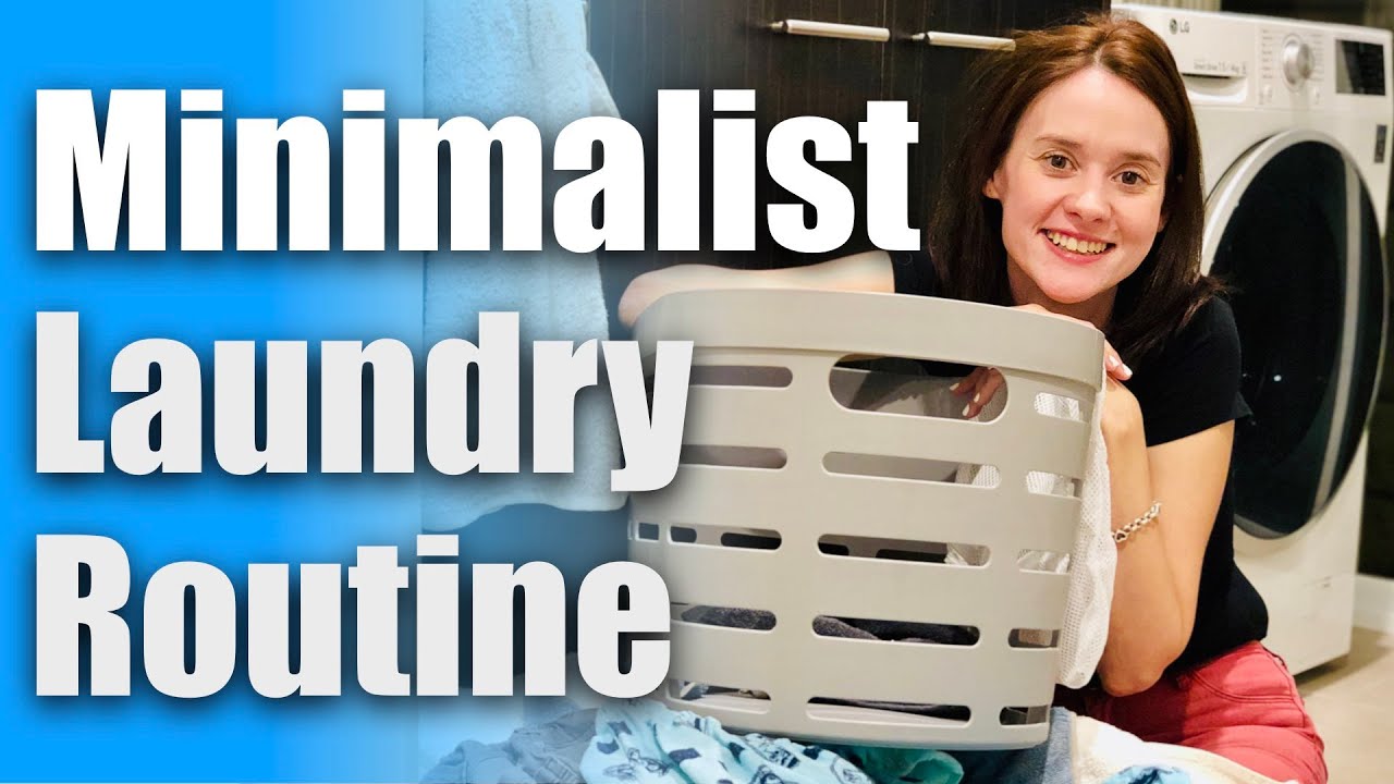 MINIMALIST LAUNDRY ROUTINE | Large Family Laundry Routine
