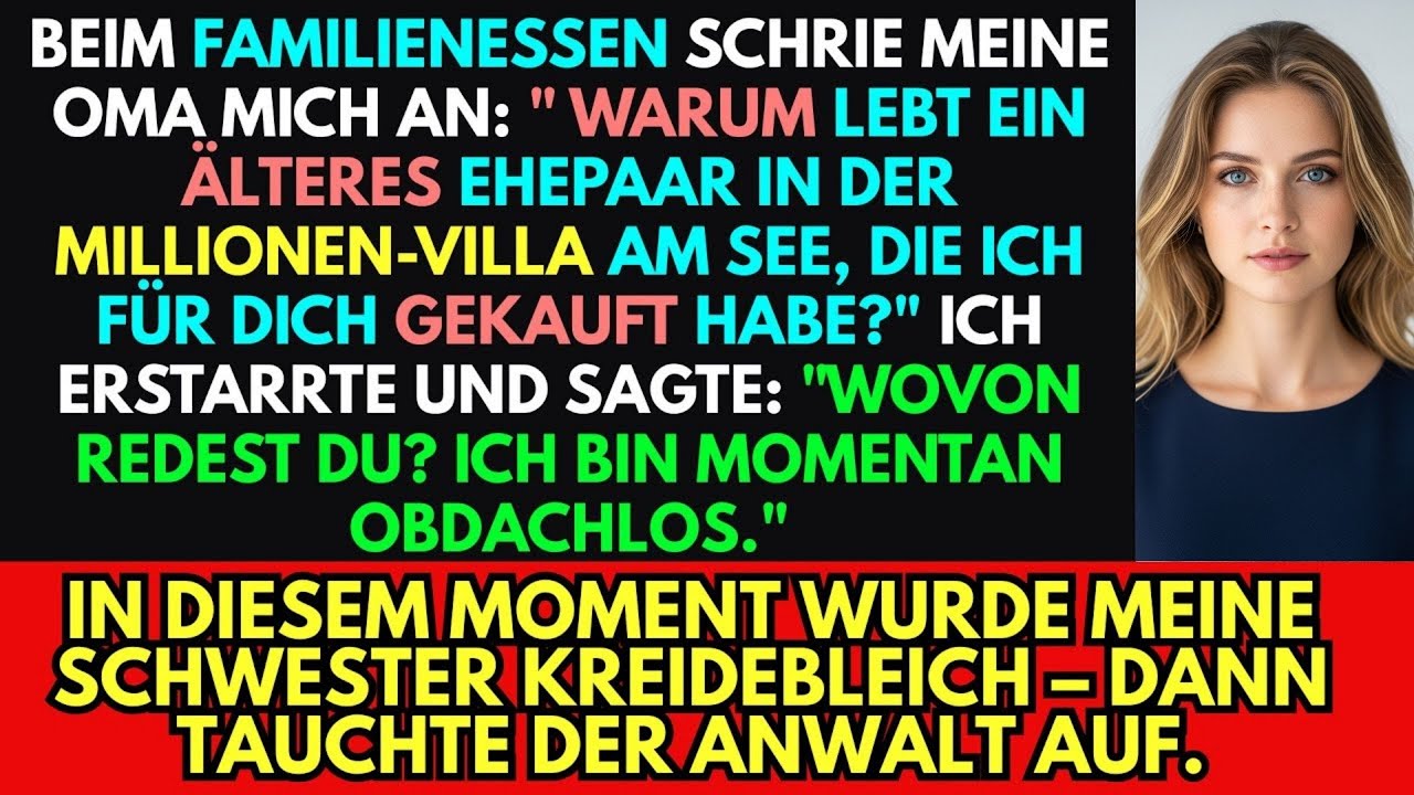 An Thanksgiving schrie mich meine Großmutter an – ich erstarrte und sagte: ‚Ich habe keine Ahnung .‘