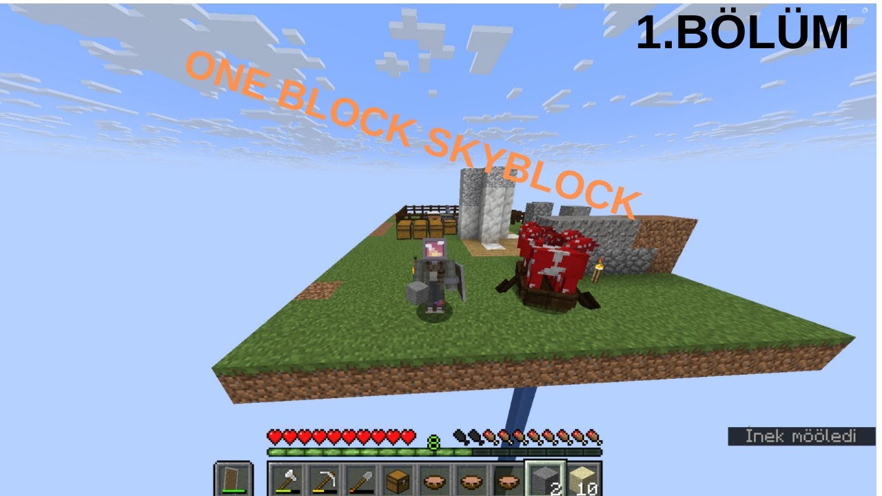 MİNECRAFT ONE BLOCK SKYBLOCK