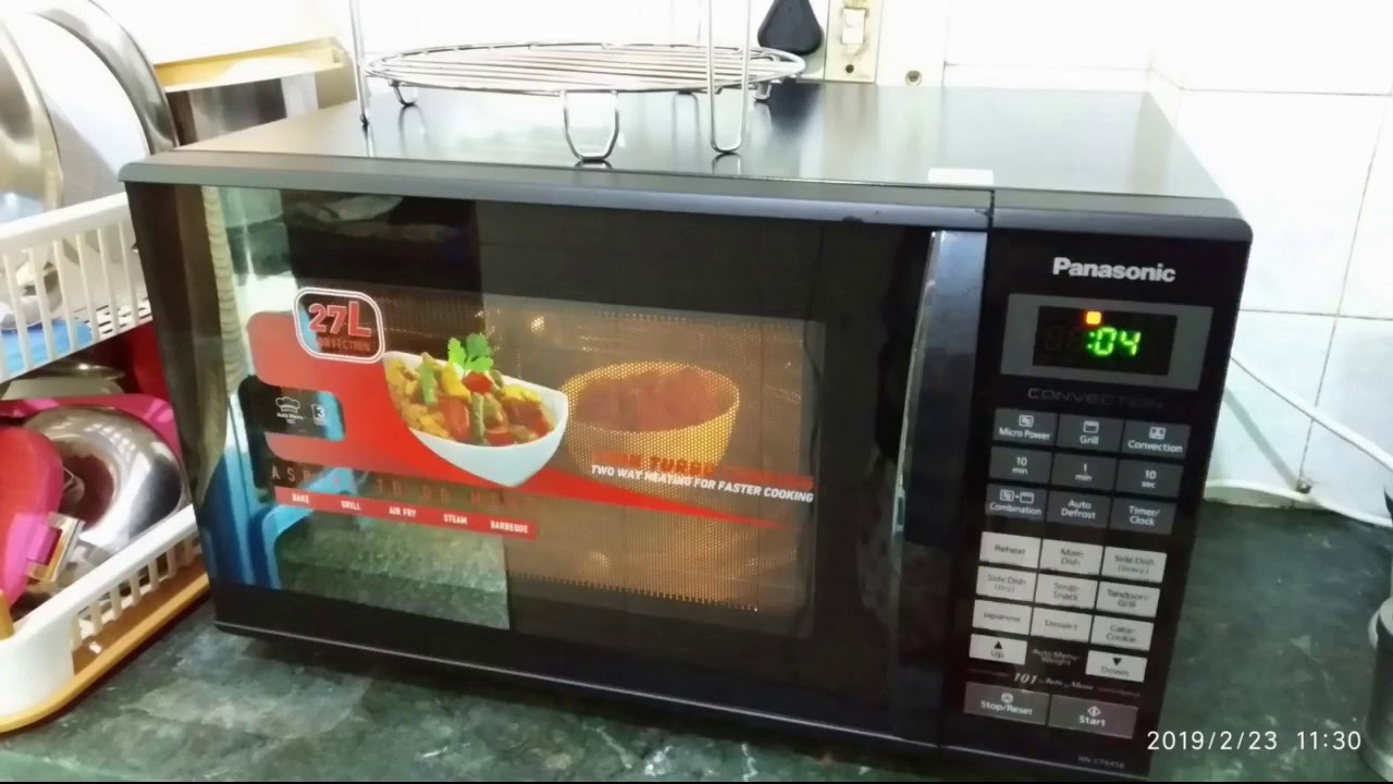 Panasonic 27L Convection Microwave Oven(NN-CT645BFDG,Black, Magic Grill)