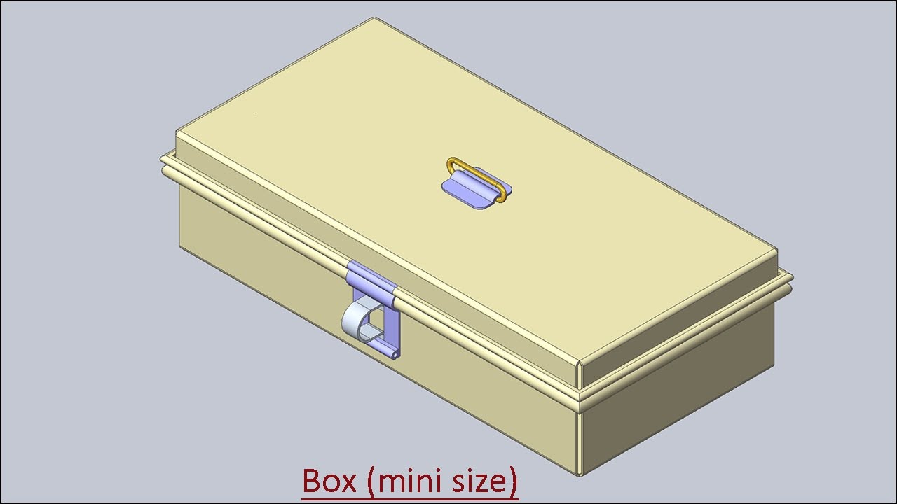 Box (mini size) -- Solid Edge Tutorial