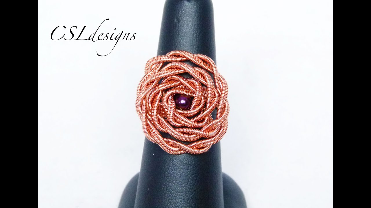 Wirework rose ring ⎮ Valentine's Day