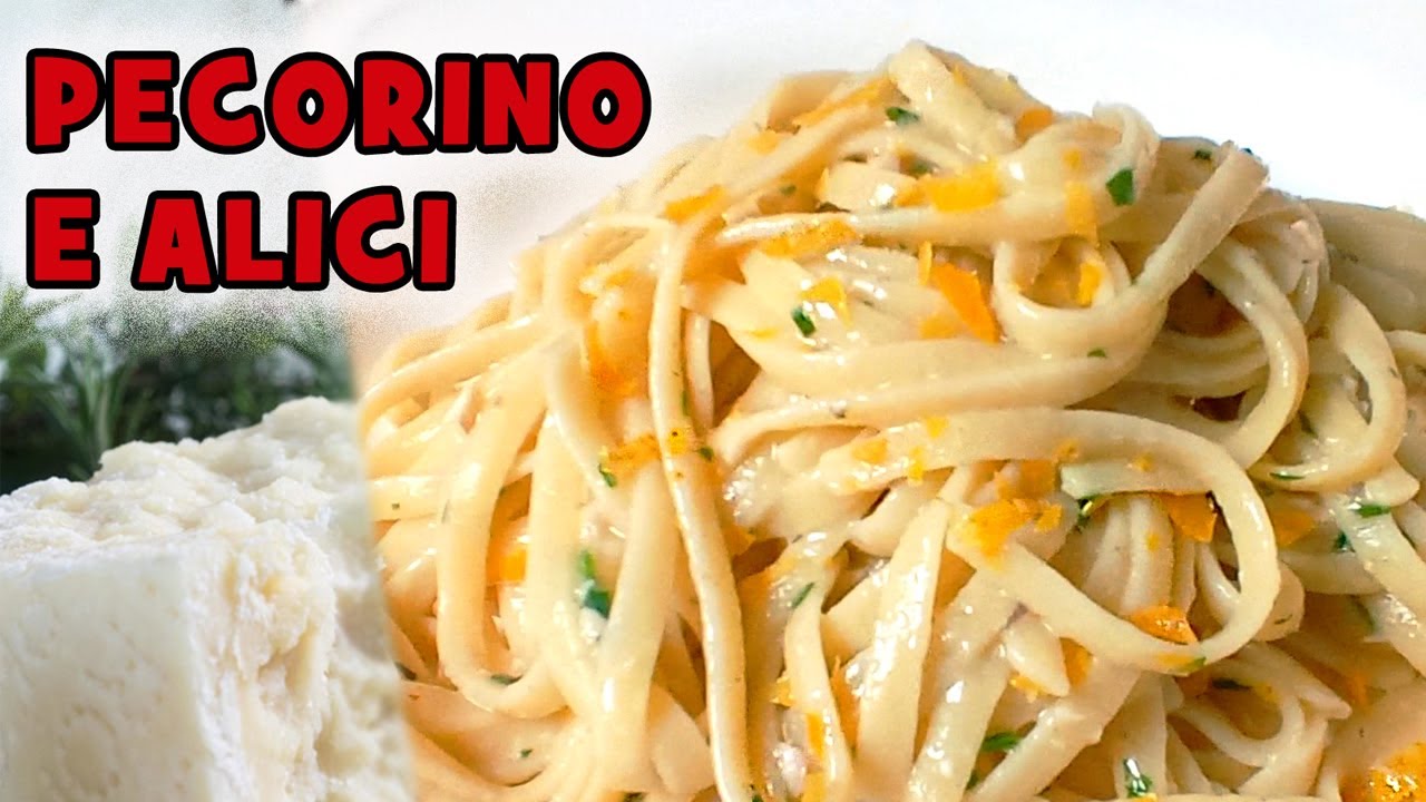 PASTA CON ALICI...E PECORINO TOP_Piatto, Facile, Veloce, Economico.