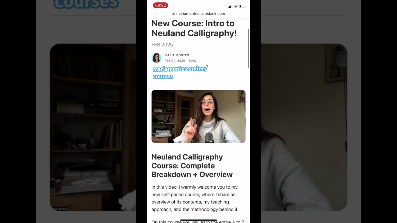 Intro to Neuland Calligraphy Course for total Beginners #calligraphy #neuland #neulandcalligraphy