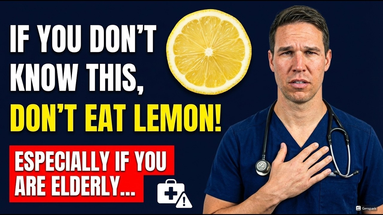 Never Mix Lemon With These 3 Foods If You Are Over 60!