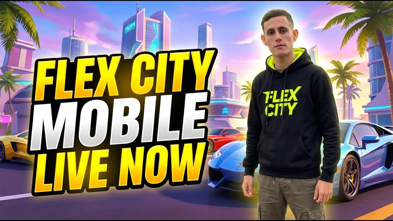 بث مباشر Flex City 🚗: تطوير حساب جديد ولعب مع المتابعين